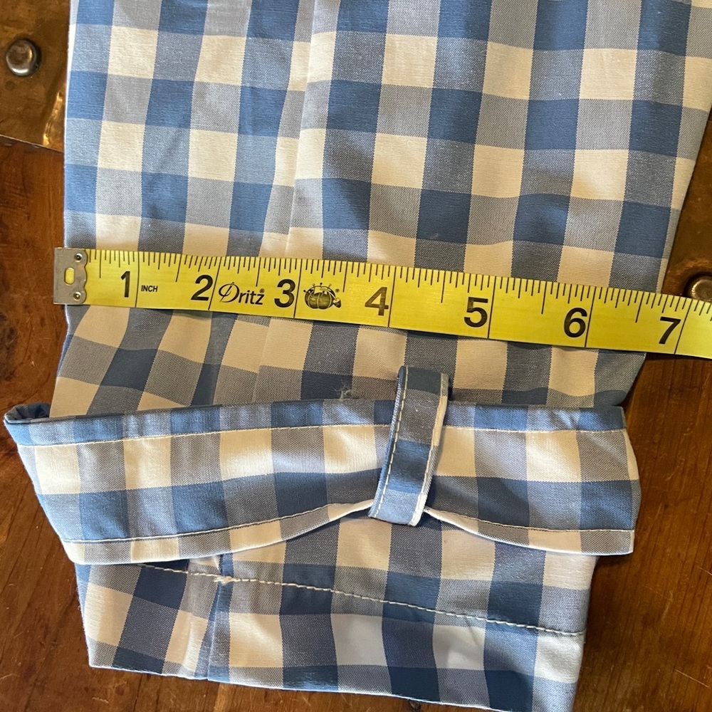 St. John's Bay Blue and White Plaid Blazer - Picture 15 of 16